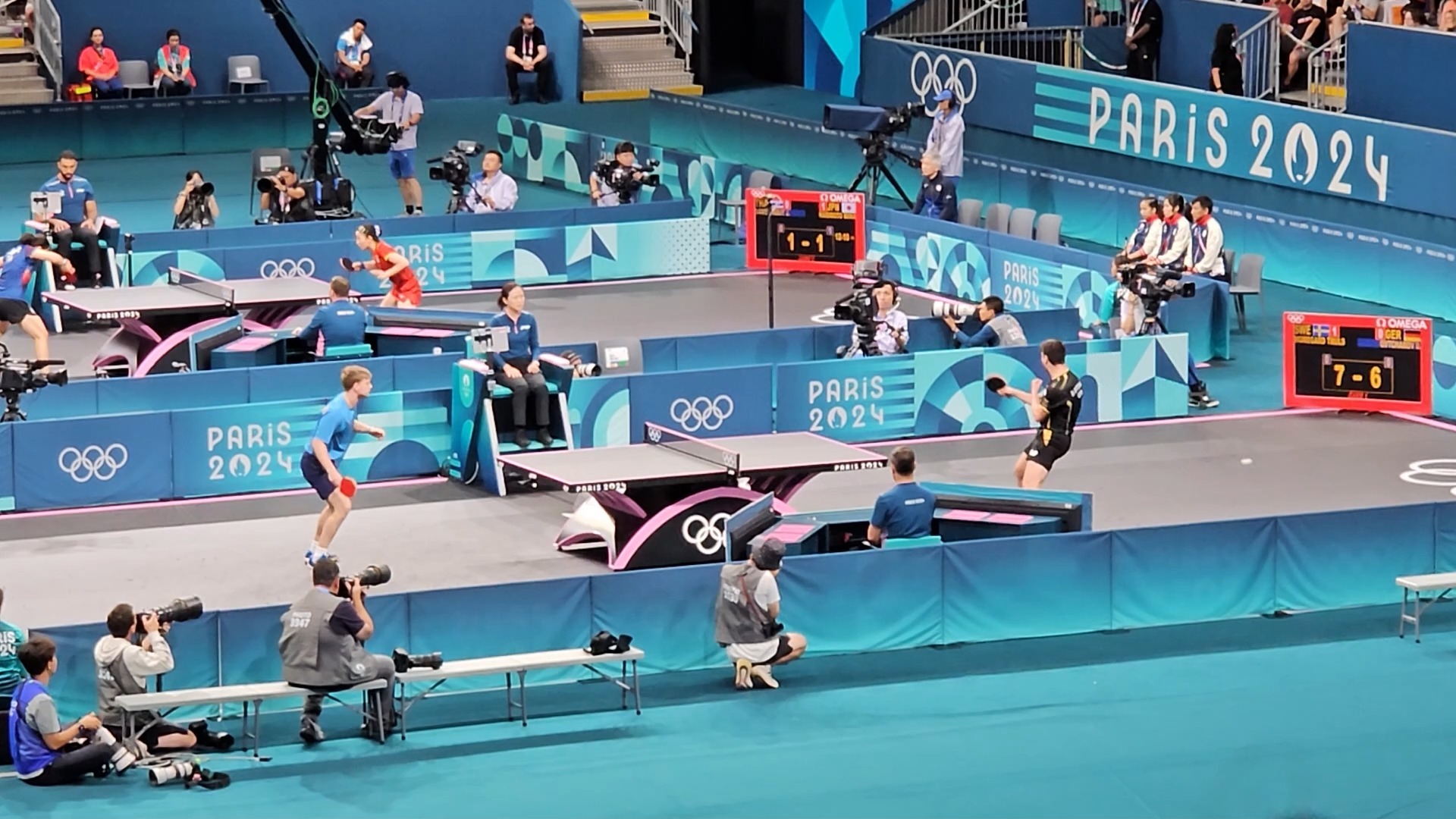 法国乒乓球队强势韩国乒乓球队，波尔打破历史纪录